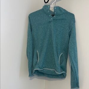Women's Teal Sweater quarter zip